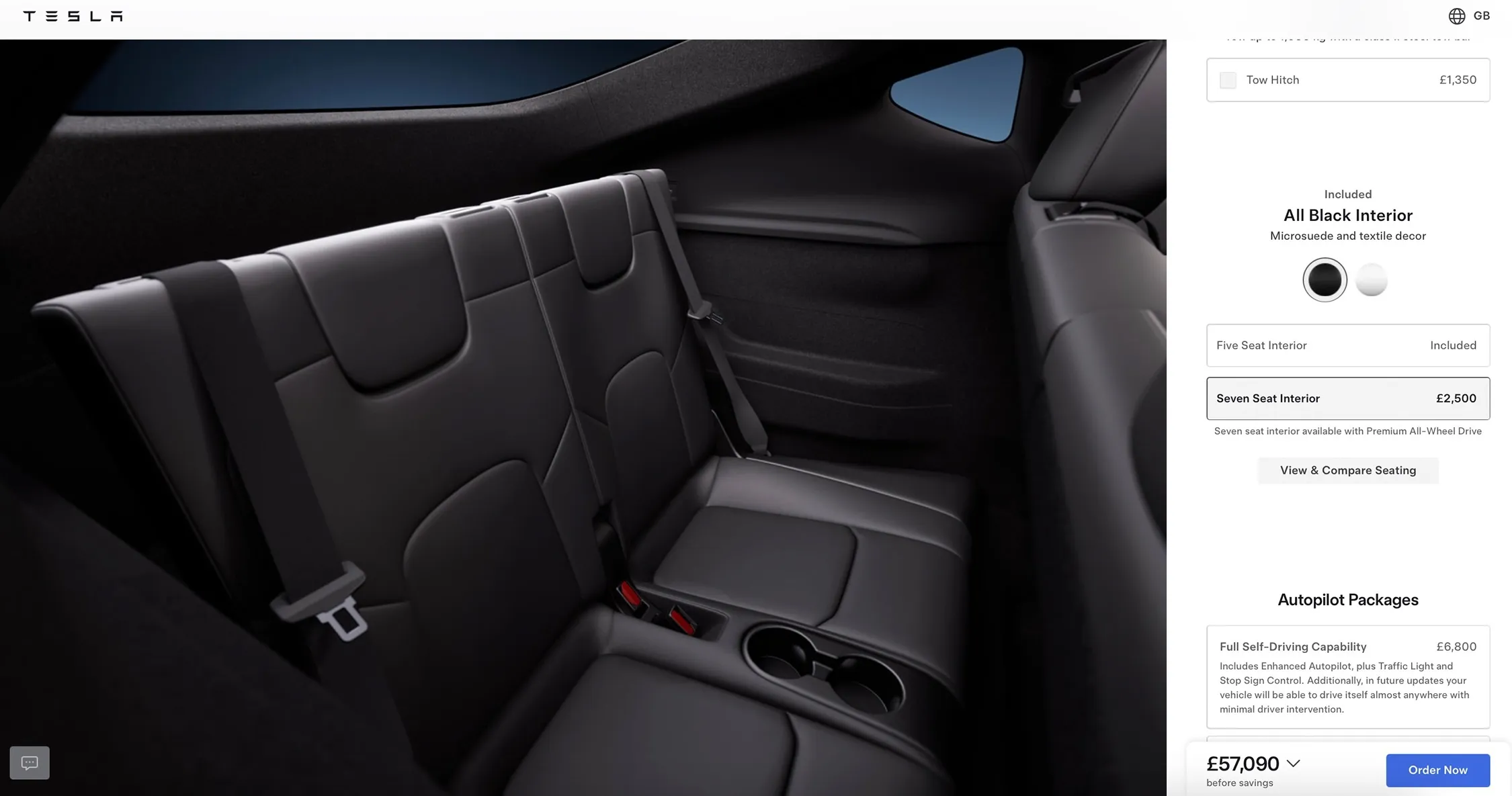 Tesla Model Y 7 seater UK