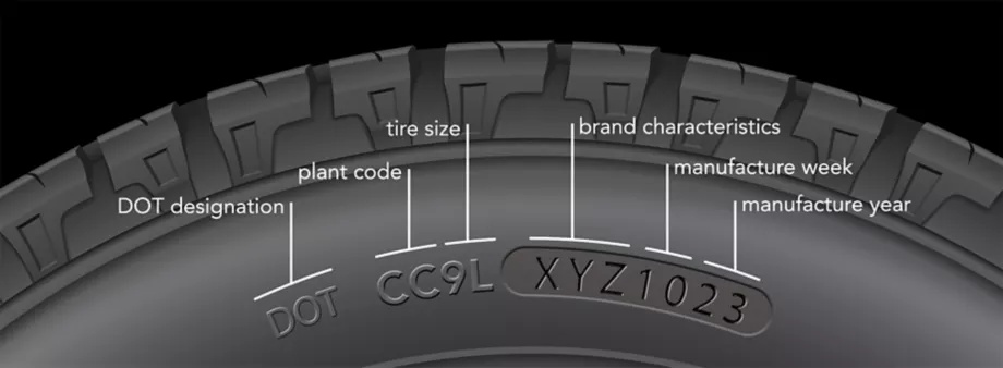 DOT tire date code
