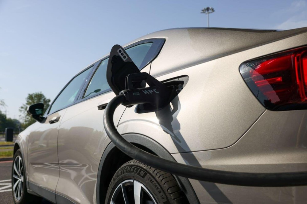EV charging cable stuck