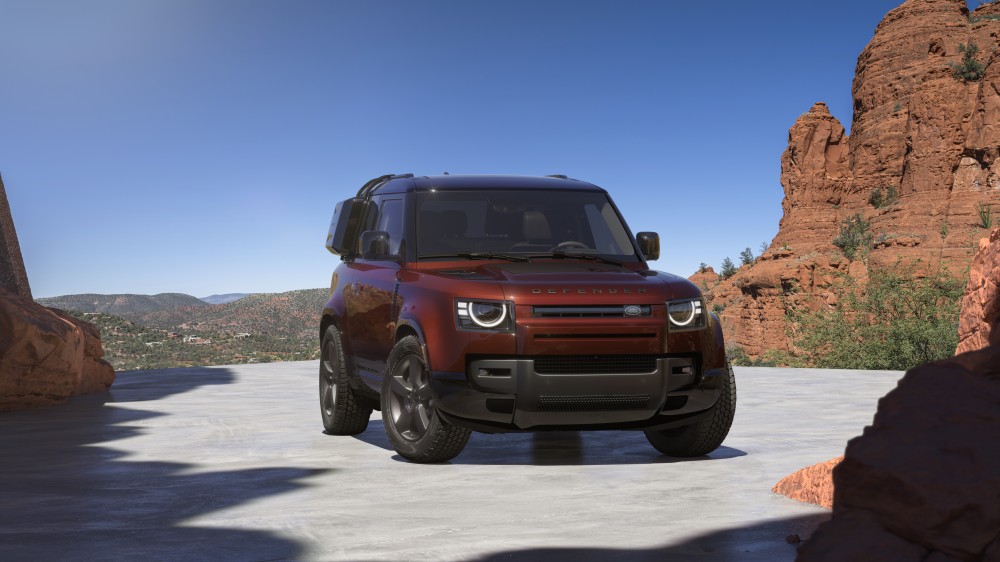 Defender 90 Sedona Red
