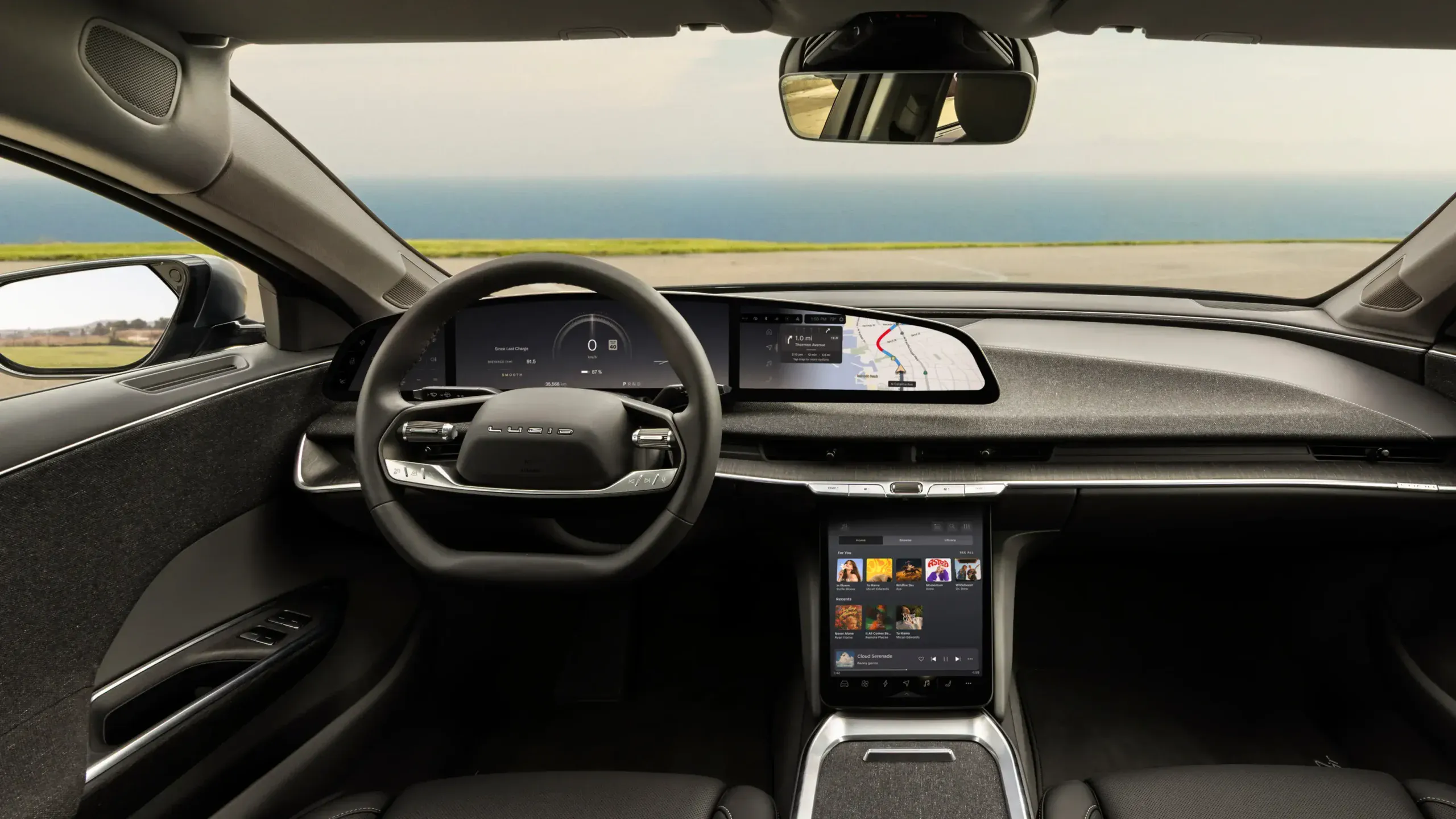Lucid Air infotainment upgrade