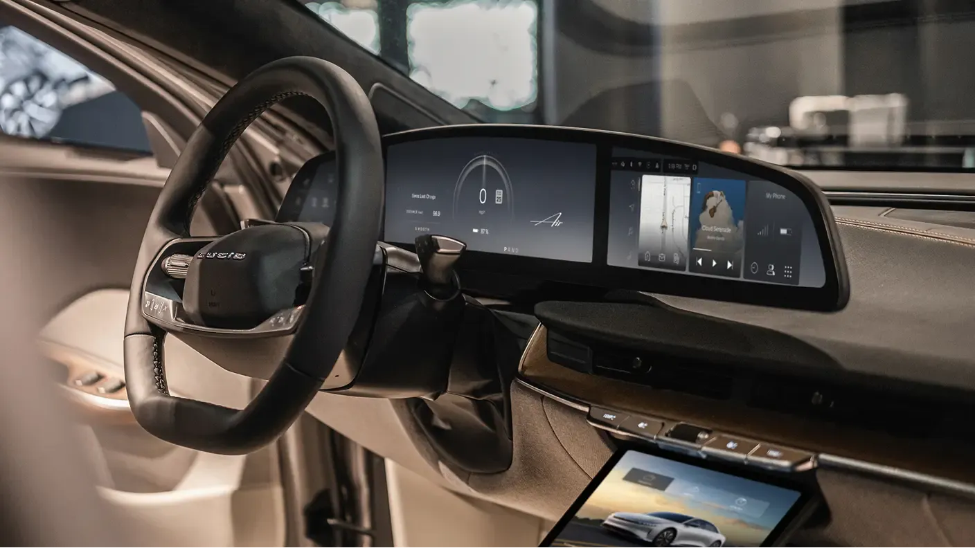 Lucid Air infotainment upgrade