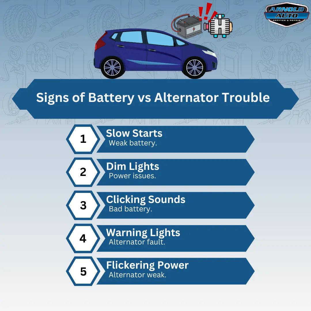 battery and alternator failure signs