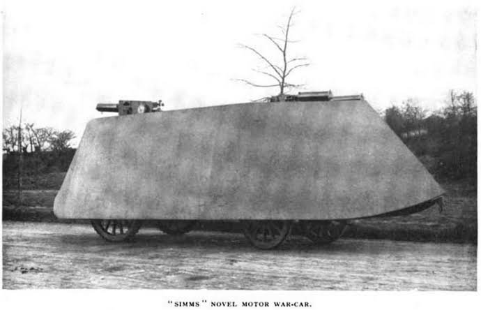 Simms Motor War Car