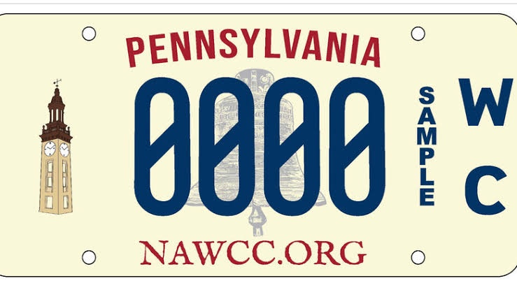 license plate clocks