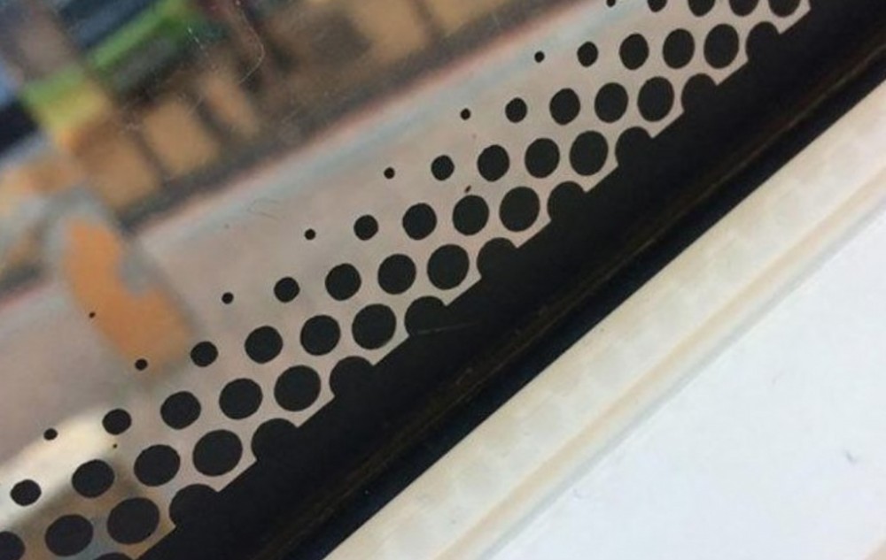 black dots on windshield