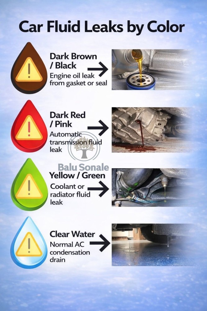 What The Puddle Under Your Car Is Actually Trying To Tell You