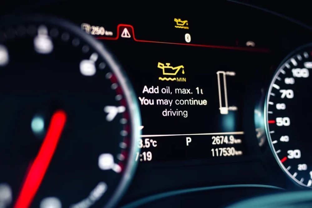 oil pressure warning light