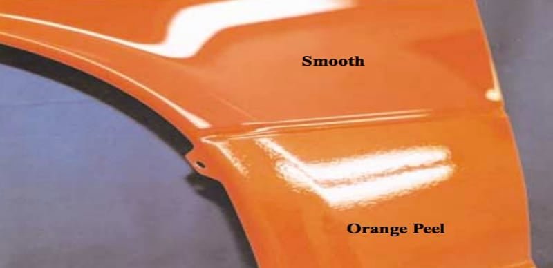 orange peel car paint