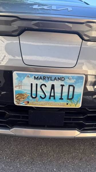 license plate usaid