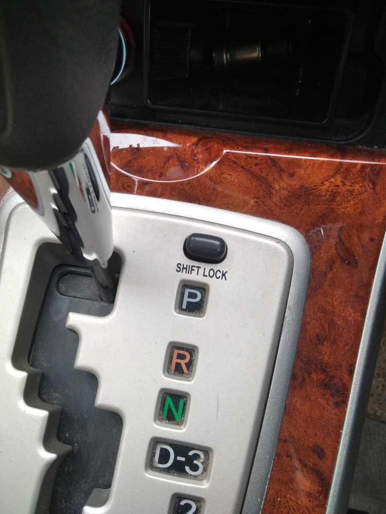 shift lock release button