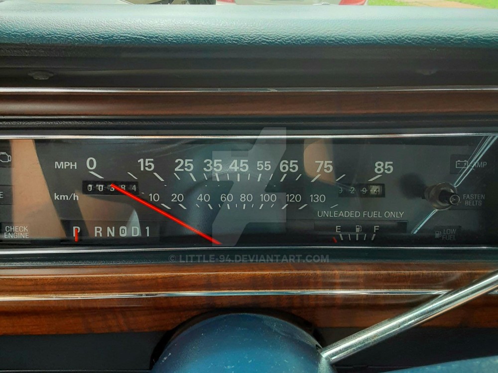 1980s cars speedometer