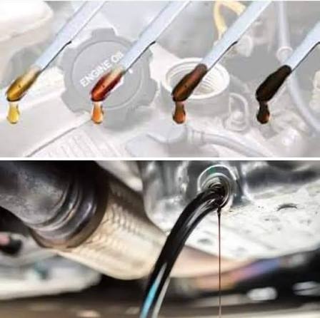 why does engine oil turn black